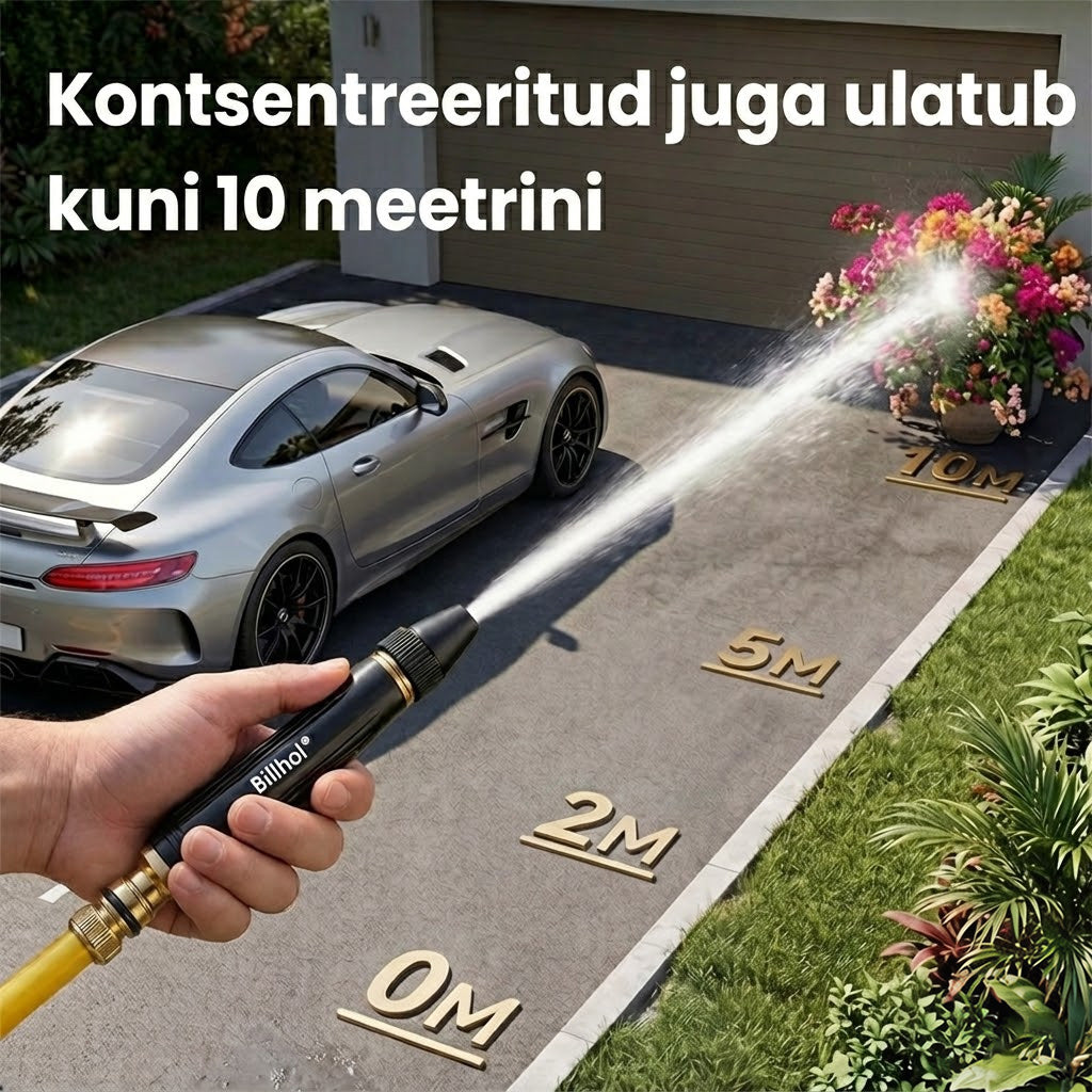 💥 VIIMANE VÕIMALUS: Ajaloo madalaim hind! │ Billhol® 💪 Kõrgsurvepuhastuspüstol – Maksimaalne võimsus autole ja aiale