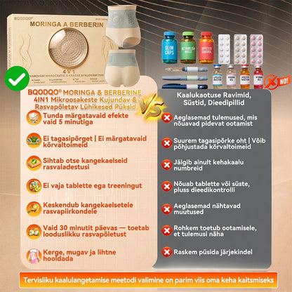 Ainult ametlik pood -70% 🔥 BQODQO® 👨‍⚕️4-in-1 šortsid – Salendab, toniseerib, põletab rasva  Moringa & berberiiniga | Nähtavad tulemused🍕