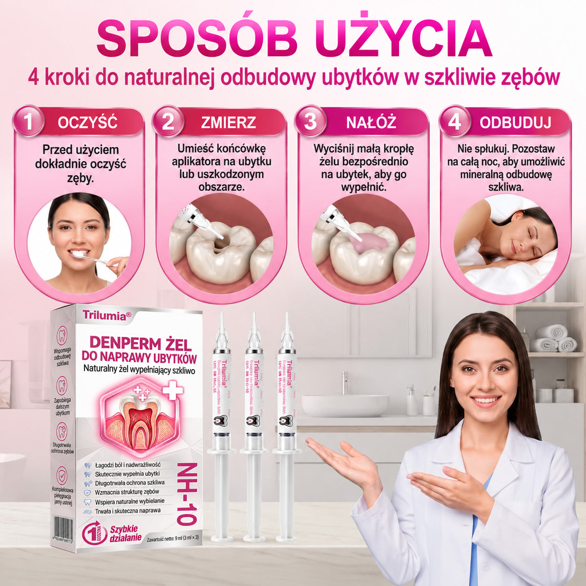 🛡️Trilumia® 🦷DenPerm – Natürliches Zahnschmelz-Füllgel zur Kariessanierung🥼